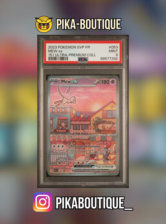 053 - PSA9  MEW EX - Carte gradée -