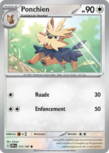 Carte unité EV03 - Reverse