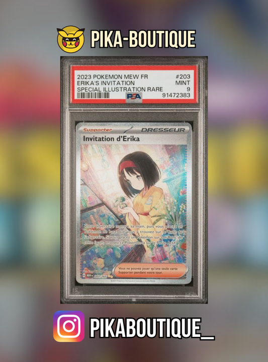 203 - PSA9  INVITATION ERIKA ALT - Carte gradée -