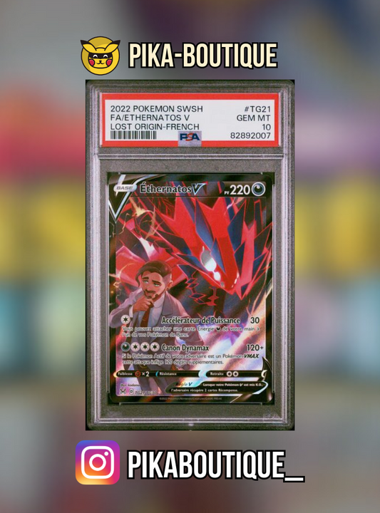 TG21 - PSA10  ETHERNATOS - Carte gradée -