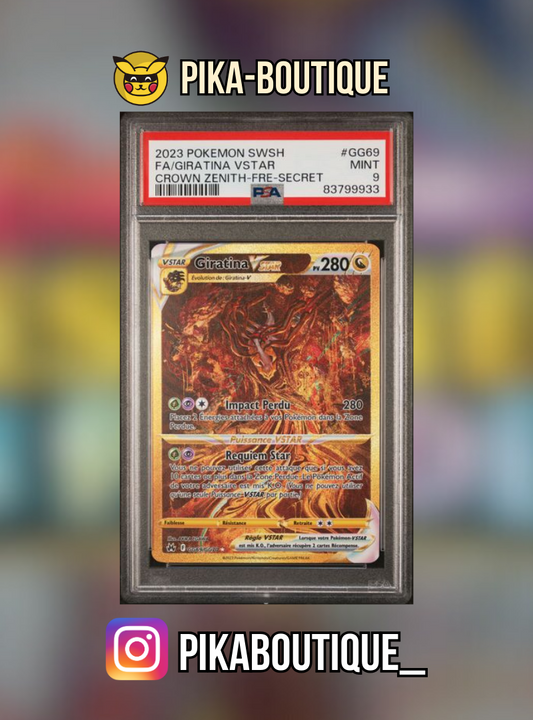 GG69 - PSA9  GIRATINA - Carte gradée -