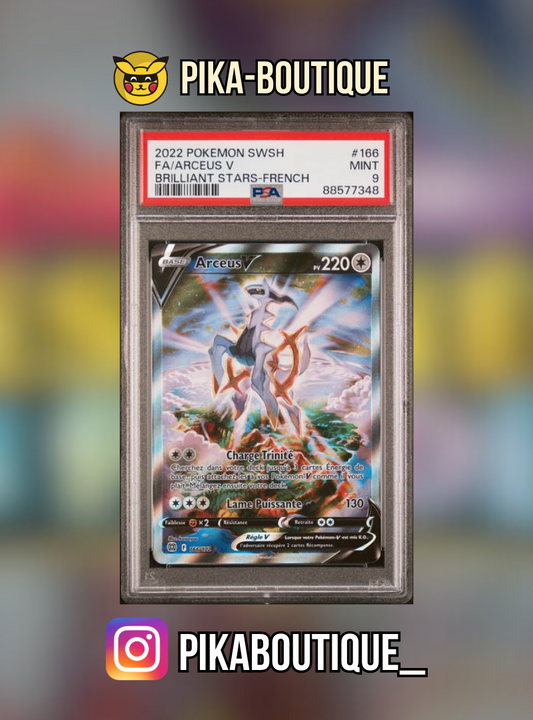 166 - PSA9  ARCEUS - Carte gradée -