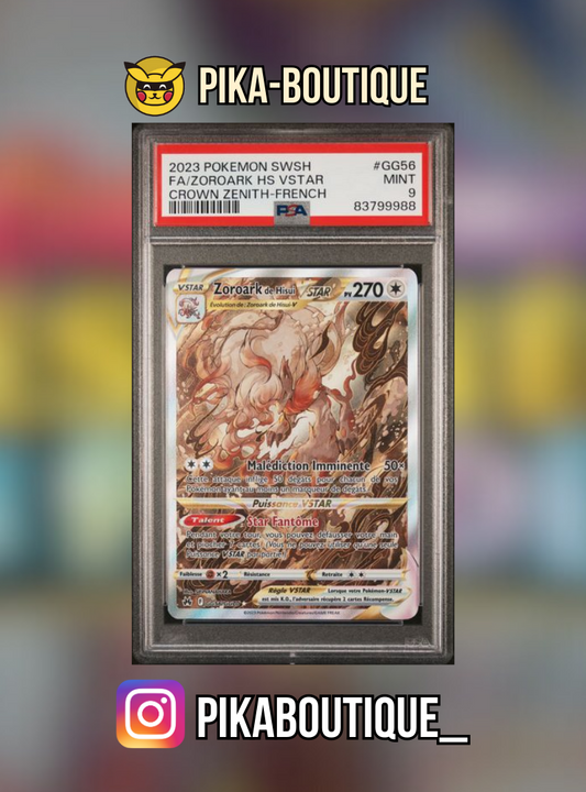 GG56 - PSA9  ZOROARK DE HISUI - Carte gradée -