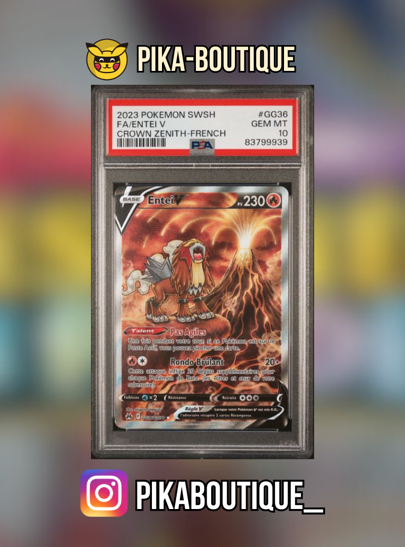 GG36 - PSA10  ENTEI V ALT - Carte gradée -