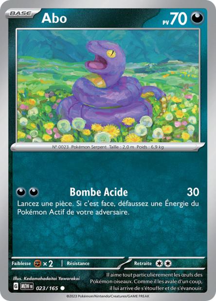 POKEMON 151 - Carte unité REVERSE 1