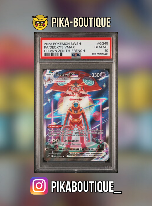 GG45 - PSA10  DEOXYS - Carte gradée -