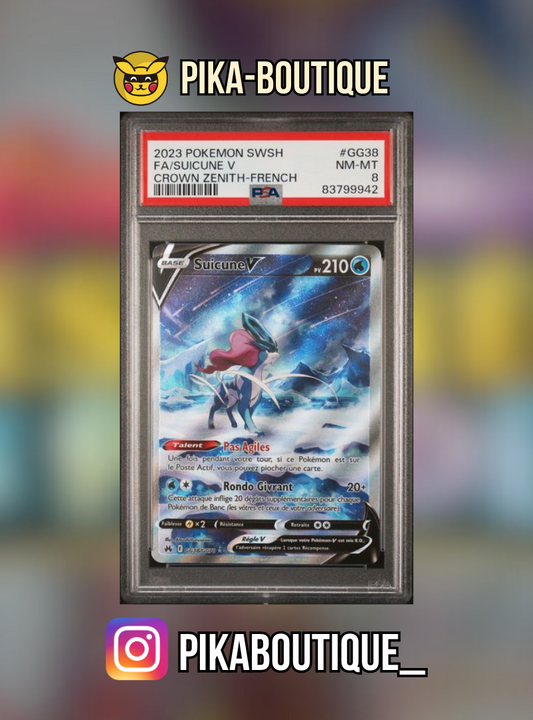 GG38 - PSA8  SUICUNE - Carte gradée -