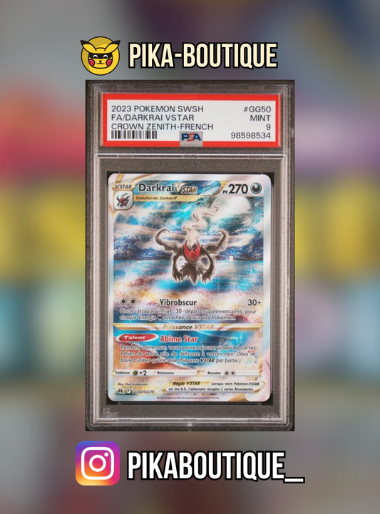 GG50 - PSA9 DARKRAI VSTAR - Carte gradée -
