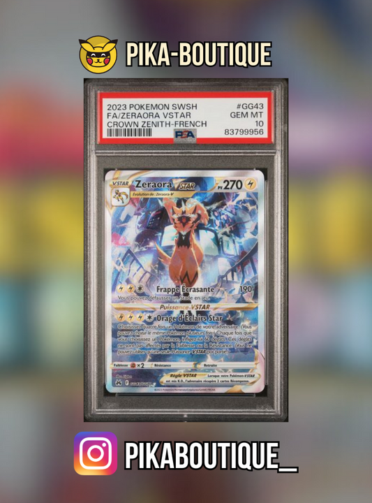 GG43 - PSA10  ZERAORA - Carte gradée -