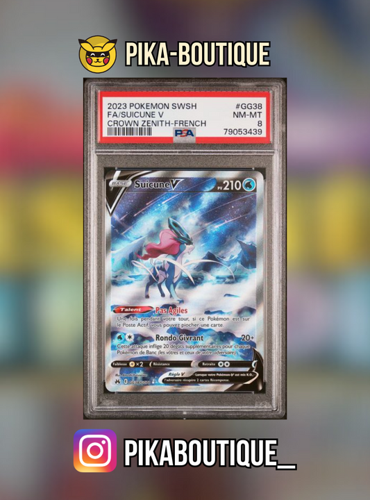 GG38 - PSA8  SUICUNE - Carte gradée -