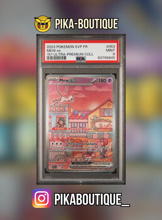 053 - PSA9  MEW EX - Carte gradée -