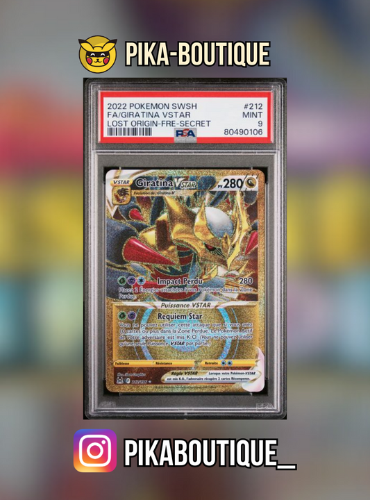 212 - PSA9  GIRATINA - Carte gradée -