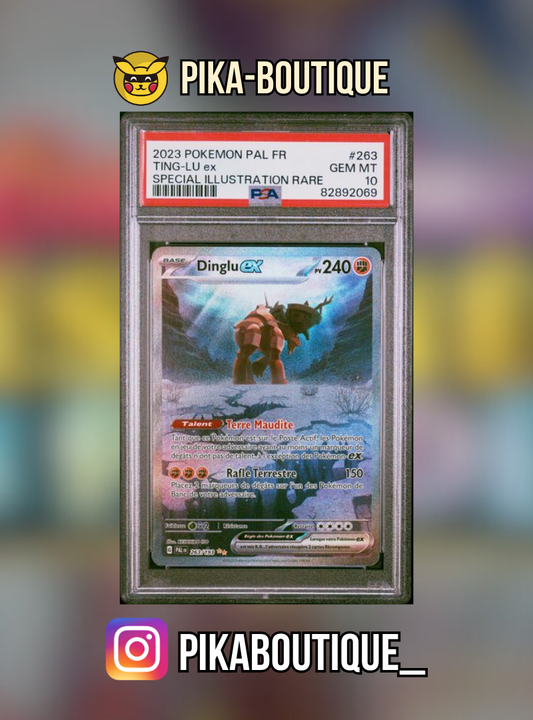 263 - PSA10  DINGLU EX ALT - Carte gradée -