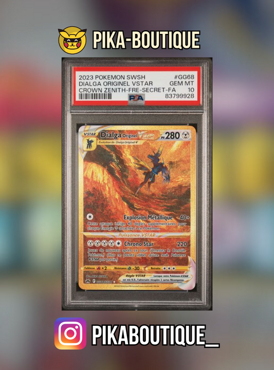 GG68 - PSA10  DIALGA - Carte gradée -