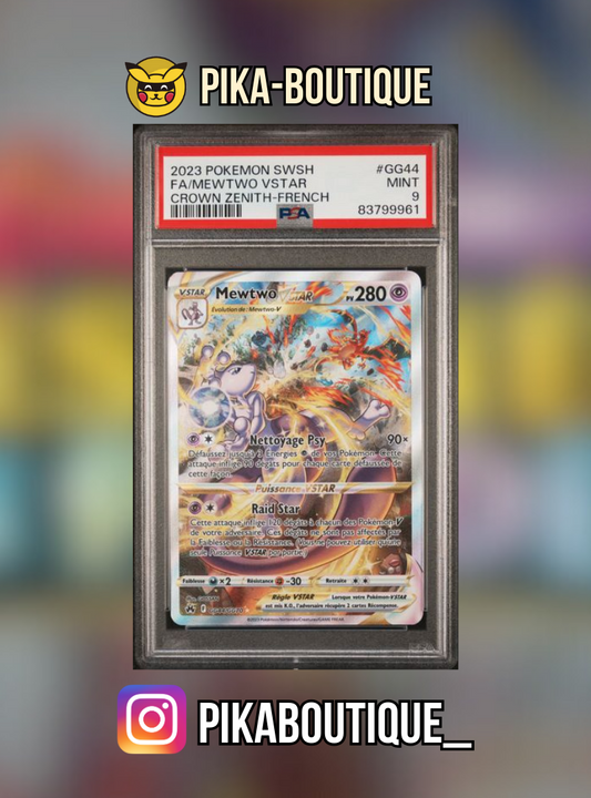 GG44 - PSA9  MEWTWO - Carte gradée -