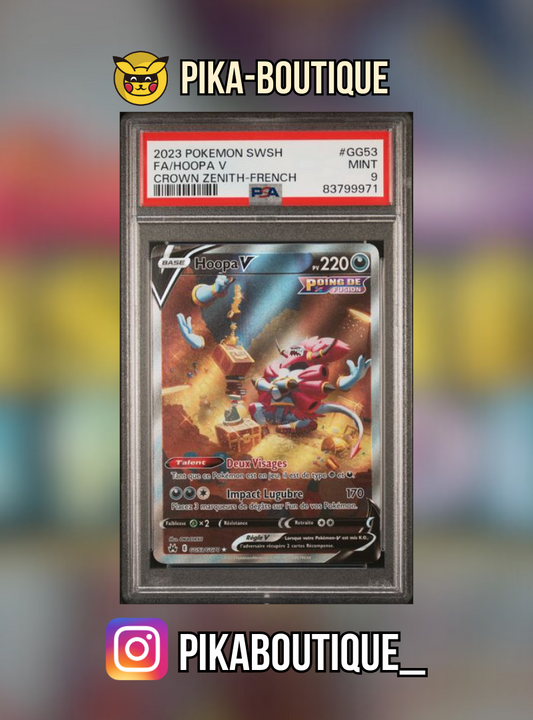 GG53 - PSA9  HOOPA - Carte gradée -