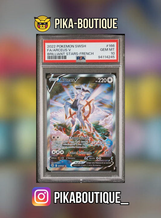 166 - PSA10  ARCEUS ALT - Carte gradée -