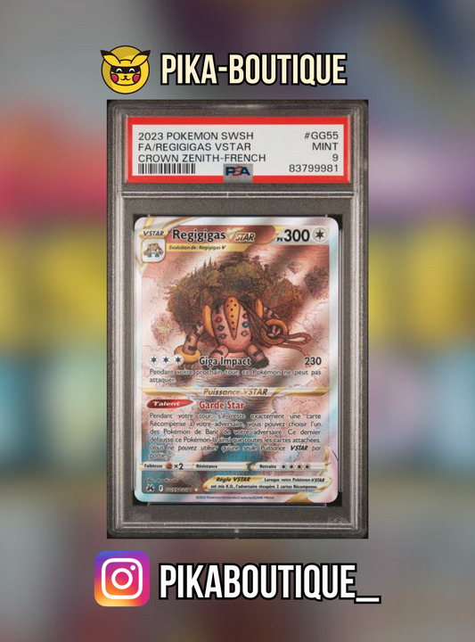 GG55 - PSA9  REGIGIGAS - Carte gradée -