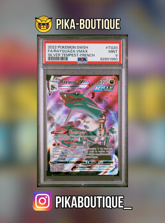 TG20 - PSA9  RAYQUAZA - Carte gradée -