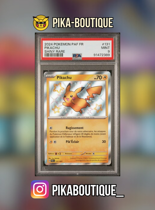 131 - PSA9  RPIKACHU - Carte gradée -