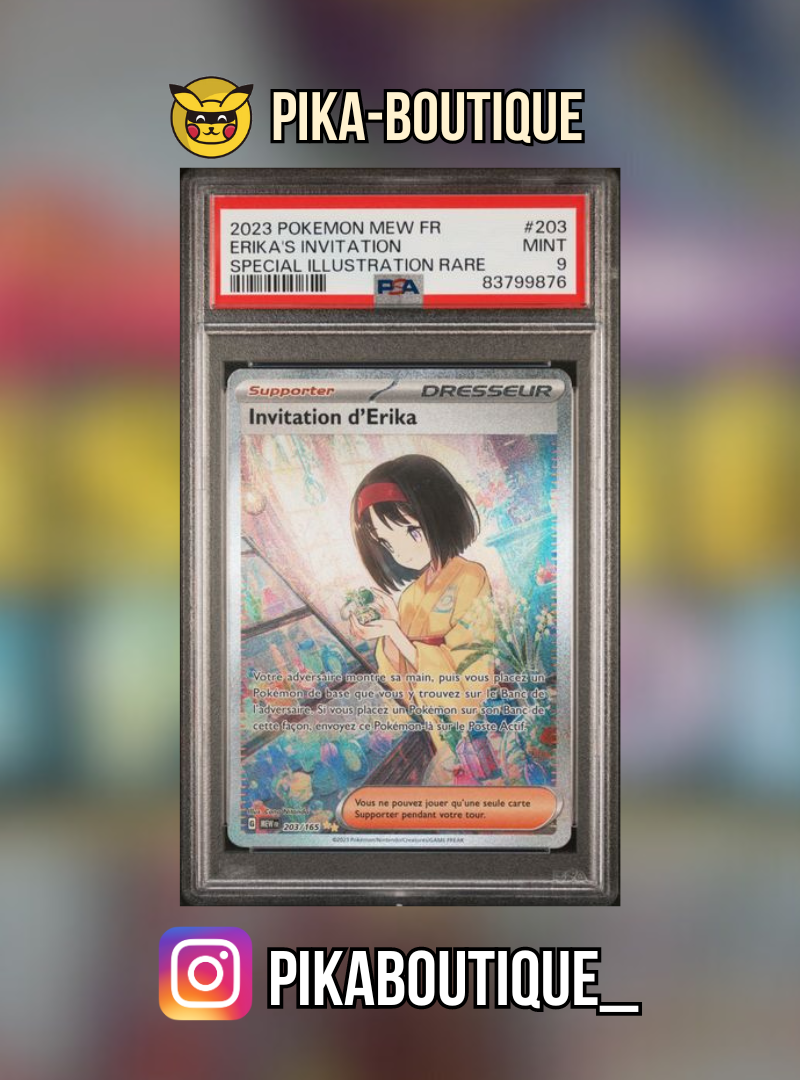 203 - PSA9  INV. ERIKA - Carte gradée -