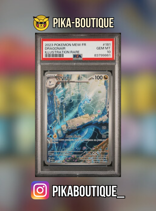 181 - PSA10  DRACO AR - Carte gradée -