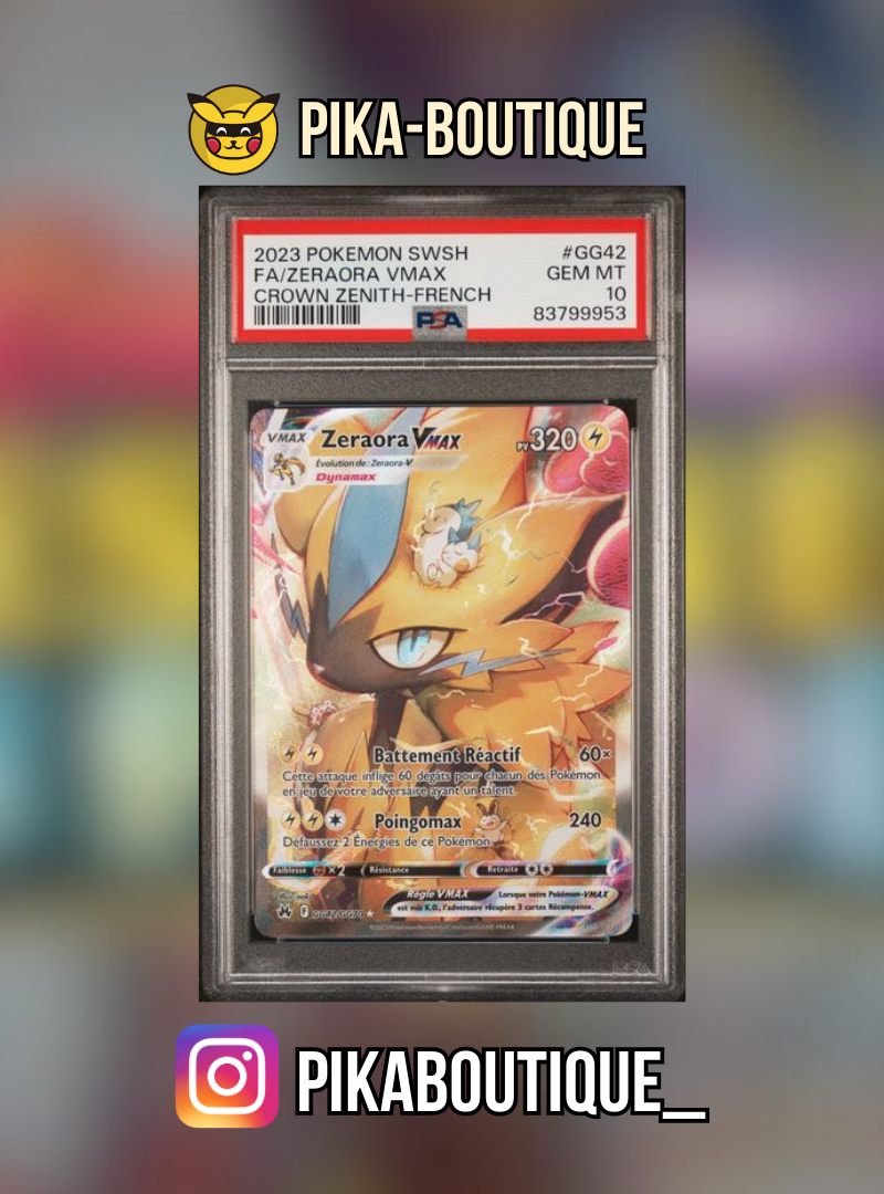 GG42 - PSA10  ZERAORA - Carte gradée -