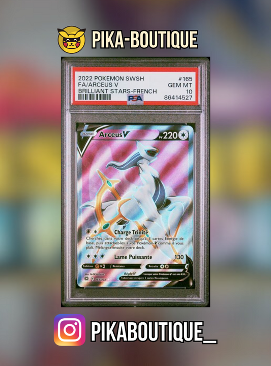 165 - PSA10  ARCEUS - Carte gradée -