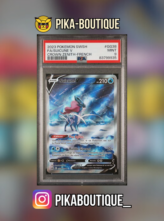 GG38 - PSA9  SUICUNE - Carte gradée -