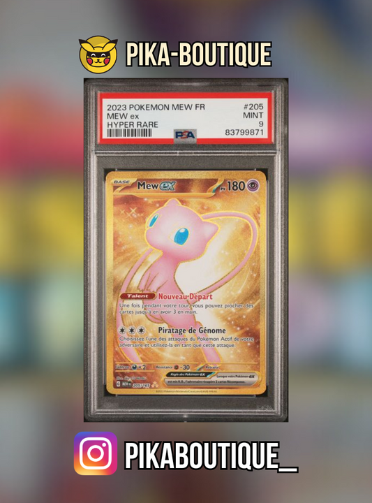 205 - PSA9  MEW GOLD - Carte gradée -