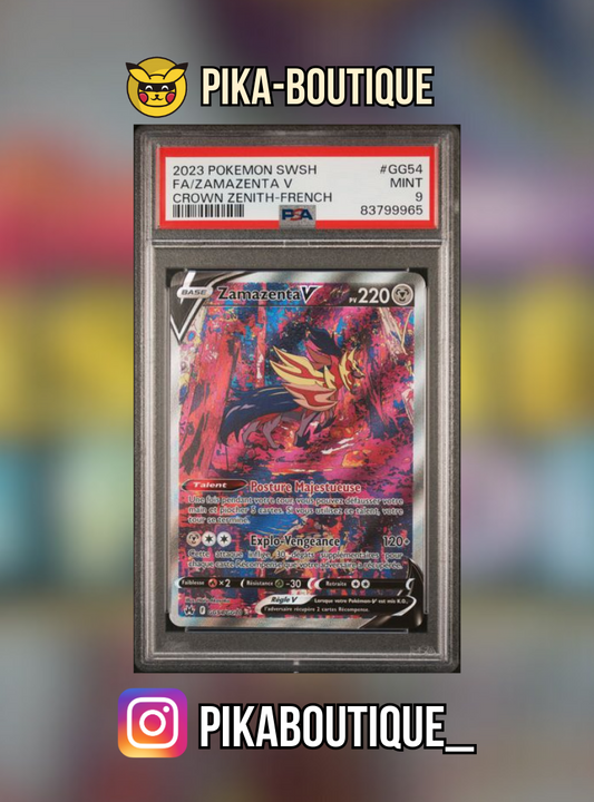 GG54 - PSA9  ZAMAZENTA - Carte gradée -