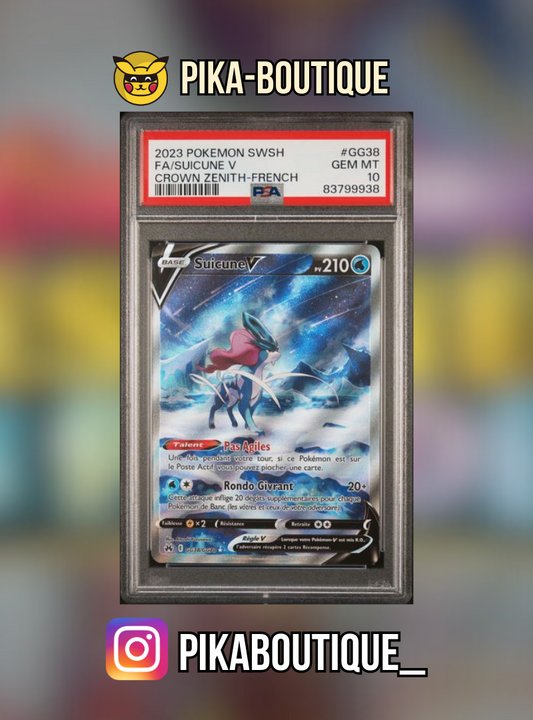 GG38 - PSA10  SUICUNE - Carte gradée -