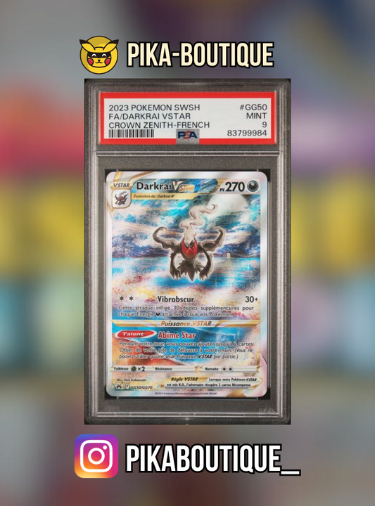 GG50 - PSA9  DARKRAI - Carte gradée -