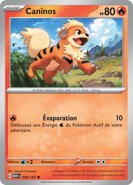 POKEMON 151 - Carte unité REVERSE 1