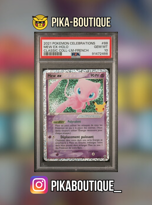 088 - PSA10 MEW HOLO - Carte gradée -