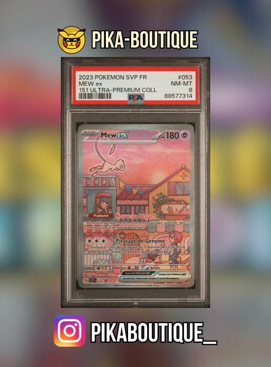 053 - PSA8  MEW EX - Carte gradée -