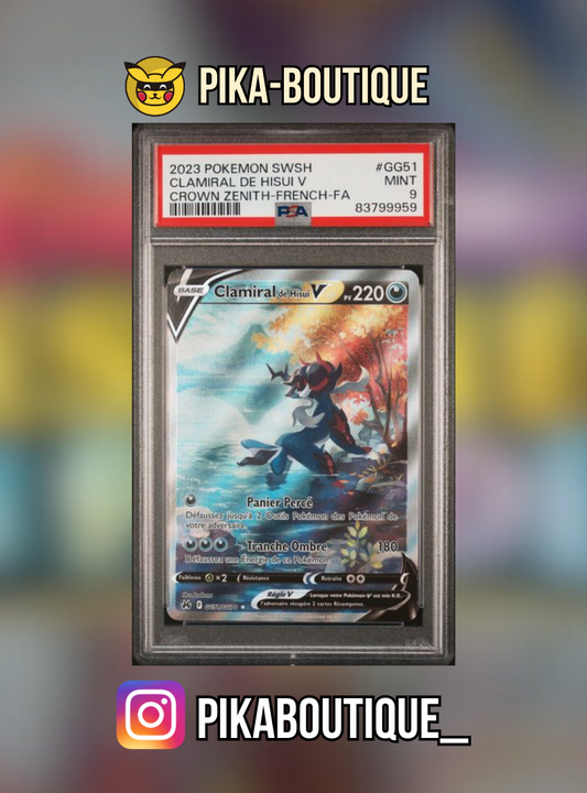 GG51 - PSA9  CLAMIRAL DE HISUI - Carte gradée -