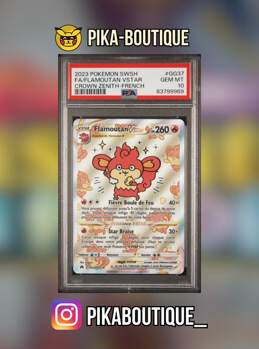 GG37 - PSA10  FLAMOUTAN - Carte gradée -