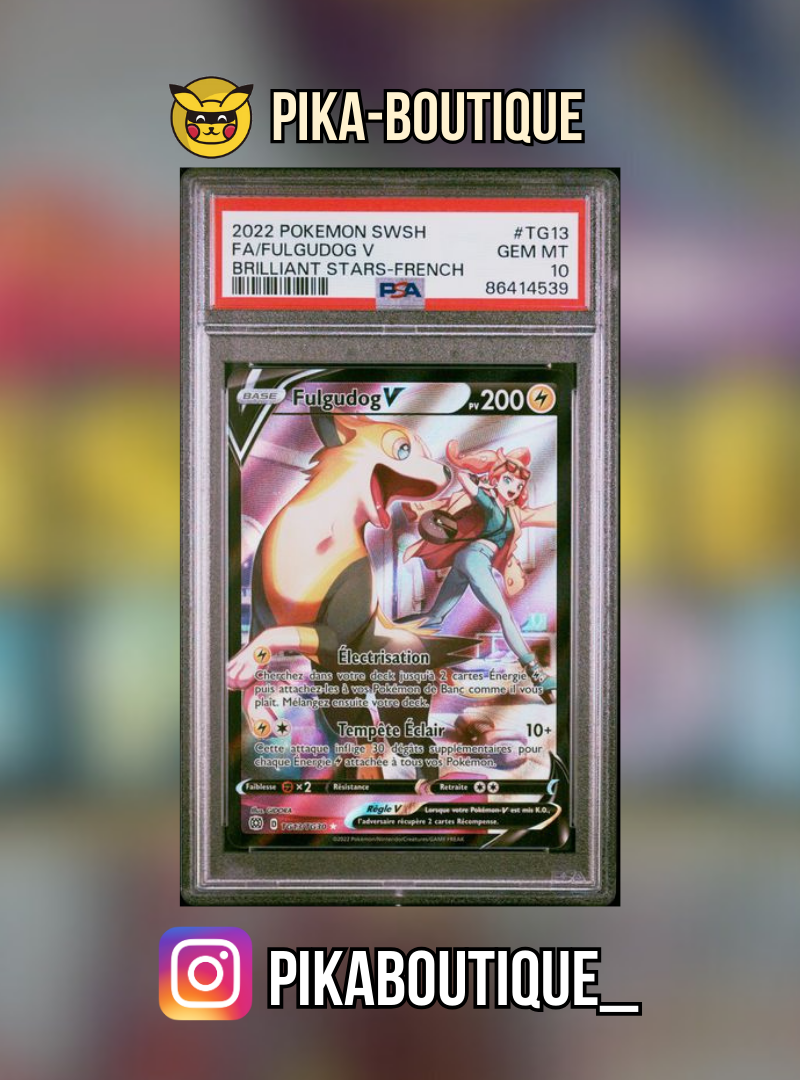 TG13 - PSA10  FULGUDOG - Carte gradée -