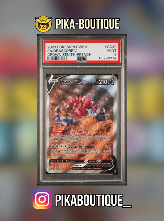 GG49 - PSA9  DRASCORE - Carte gradée -