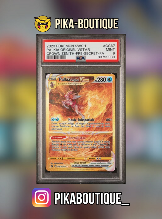 GG67 - PSA9  PALKIA - Carte gradée -