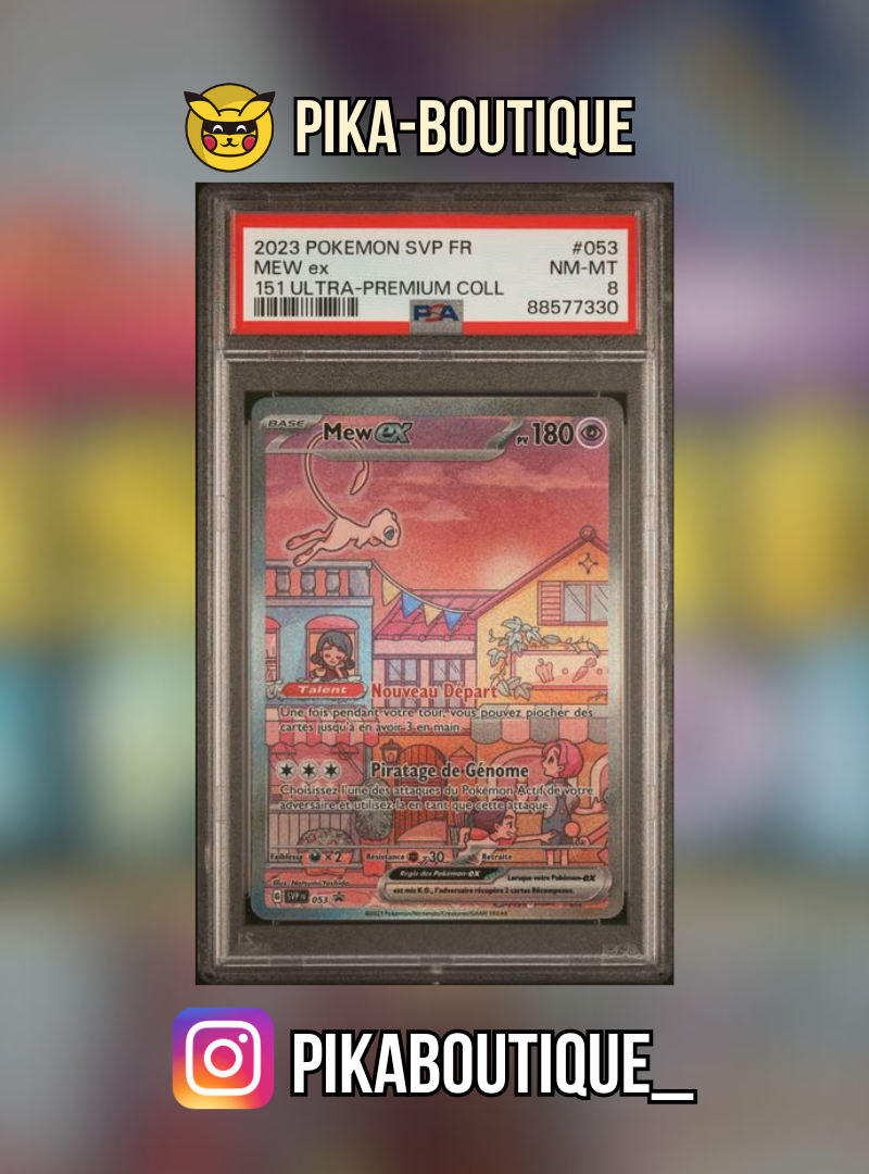 053 - PSA8  MEW EX - Carte gradée -