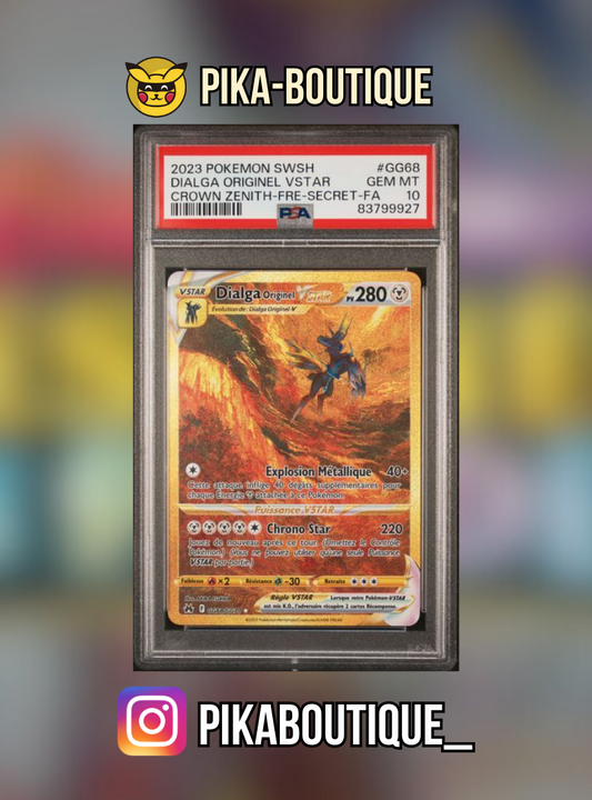 GG68 - PSA10  DIALGA - Carte gradée -