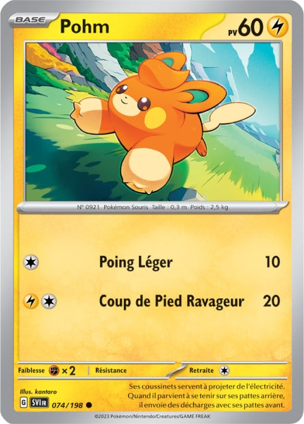 POKEMON EV01 - Carte unité REVERSE 1