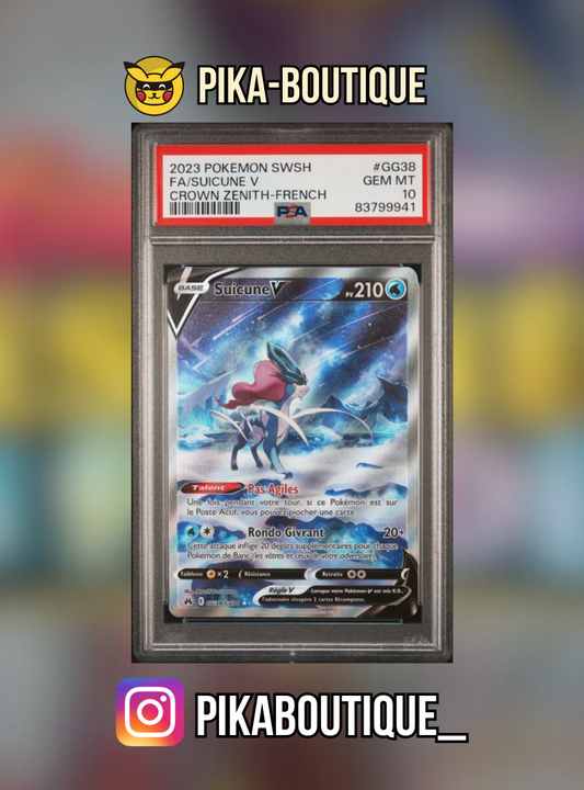 GG38 - PSA10  SUICUNE - Carte gradée -