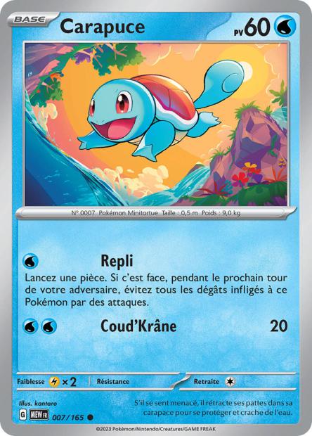 POKEMON 151 - Carte unité REVERSE 1
