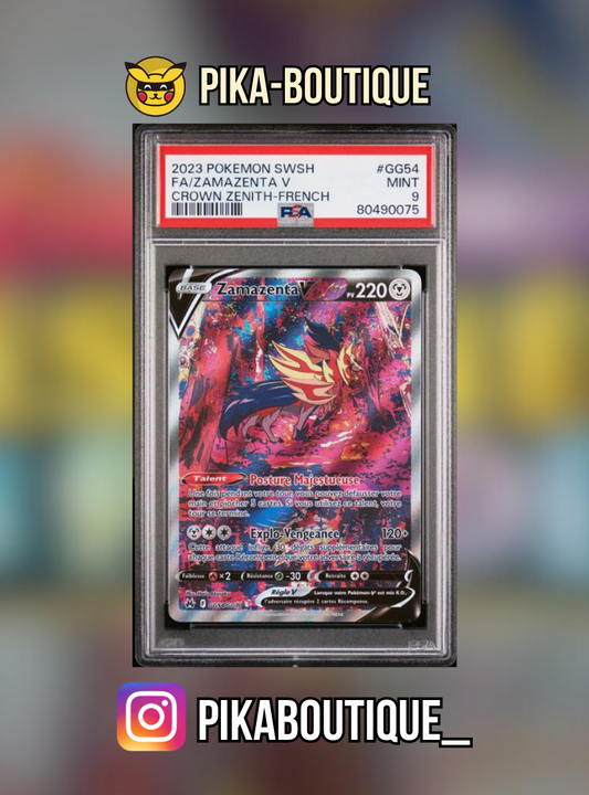 GG54 - PSA9  ZAMAZENTA - Carte gradée -