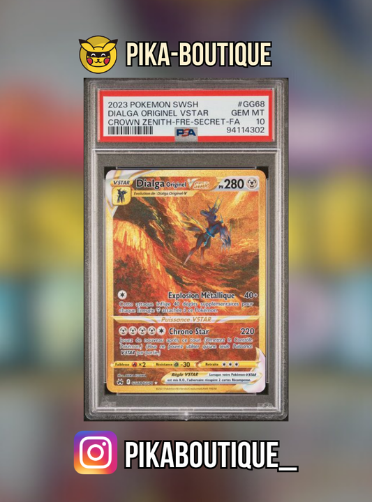 GG68 - PSA10  DIALGA GOLD - Carte gradée -