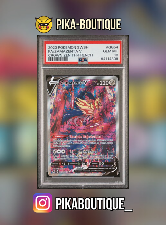 GG54 - PSA10  ZAMAZENTA V - Carte gradée -