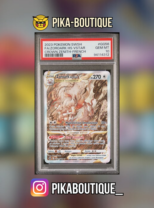 GG56 - PSA10  ZOROARK VSTAR - Carte gradée -